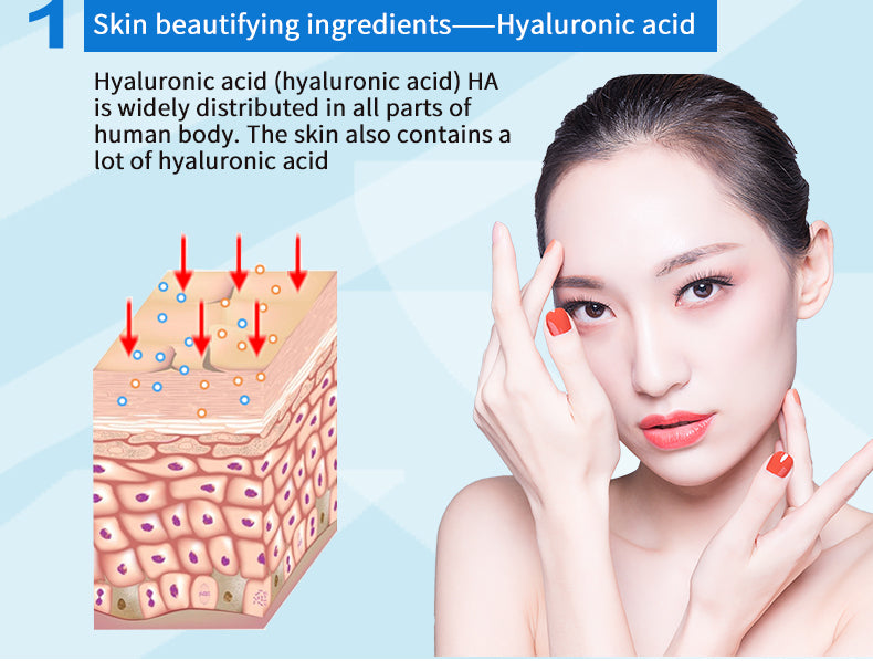 Hyaluronzuur hydraterend hydraterend masker Cosmetica OEM ODM-fabriek