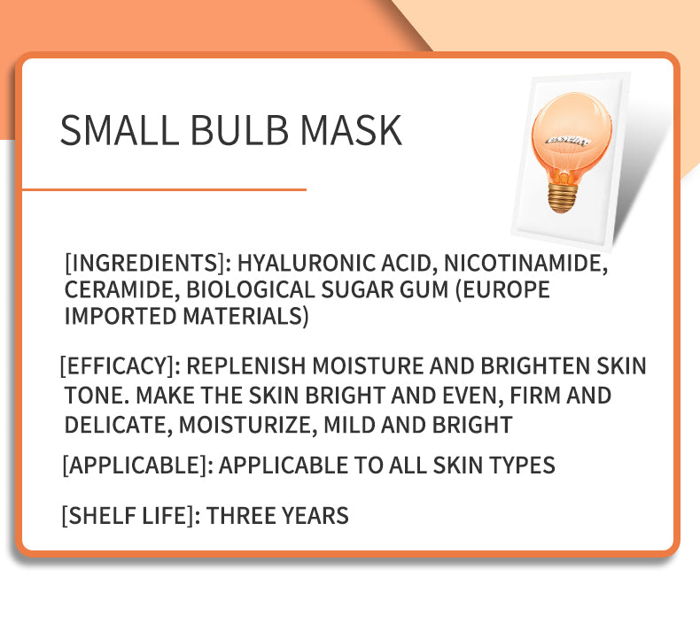 Small Light Bulb Mask Cosmetics OEM ODM Factory