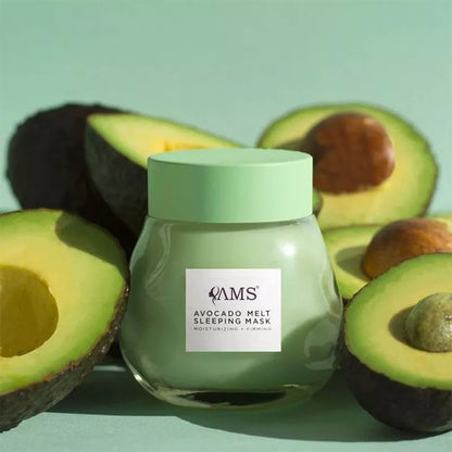 Masque de sommeil à l'avocat Usine de fabrication et de transformation de cosmétiquesOEM