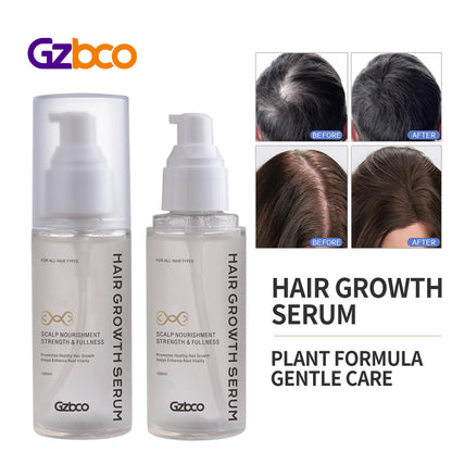 Sérum de croissance capillaire OEM, formule nourrissante pour le cuir chevelu et renforçante pour les cheveux
