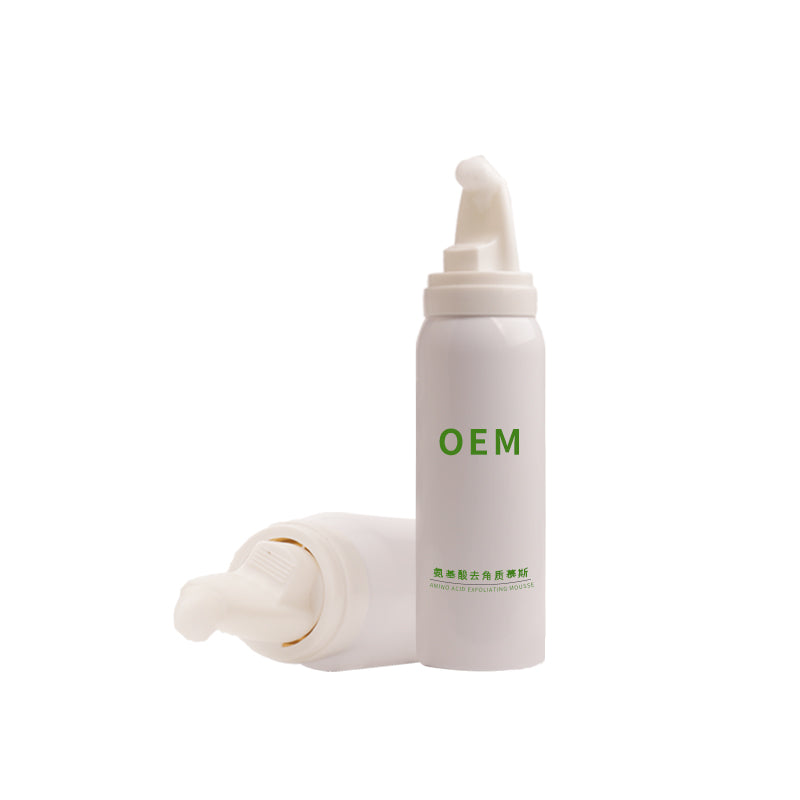 OEM amino acid cleansing moisturizing exfoliating mousse cleanser