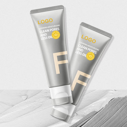 Fábrica de cosméticos OEM de limpiador de doble tubo de aminoácido + arcilla blanca