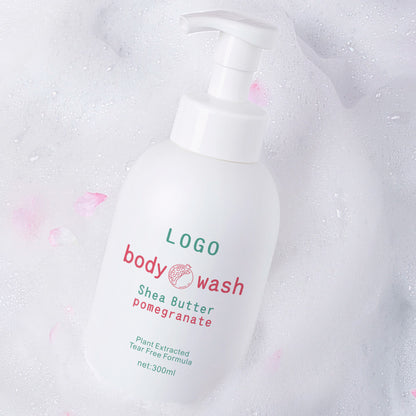 Biologische rode granaatappel antioxidant body wash fabriek cosmetica productie