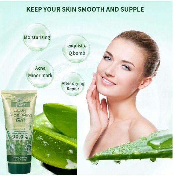 Aloe Vera Gel Hydrating Moisturizing Repair Cream Cosmetic OEM Processing