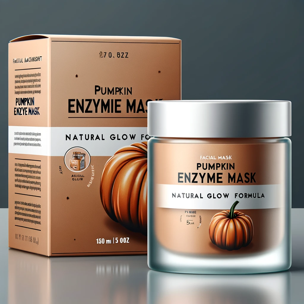 Procesamiento personalizado de la marca de mascarilla limpiadora exfoliante con enzima de calabaza